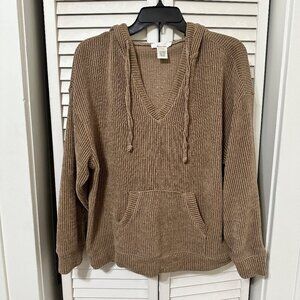 URBAN Romantics Brown Knit Hoodie